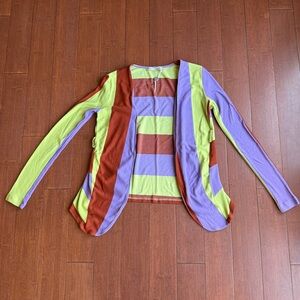 Colorful Striped‎ Cardigan by Italian Designer Paolo Casalini